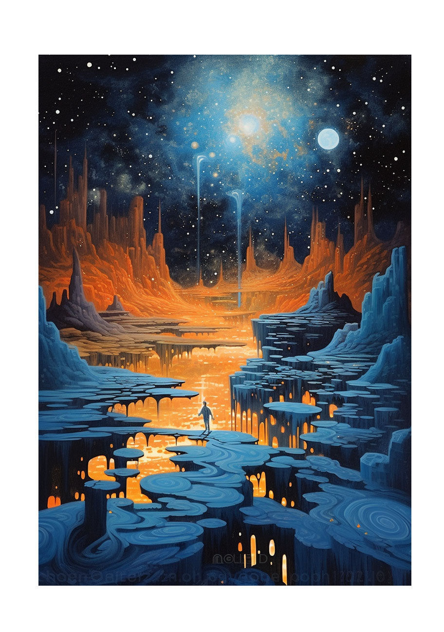 宇宙のアートポスター原画のみ