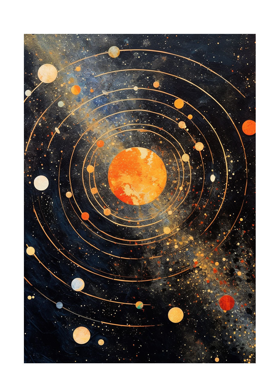 宇宙のアートポスター原画のみ