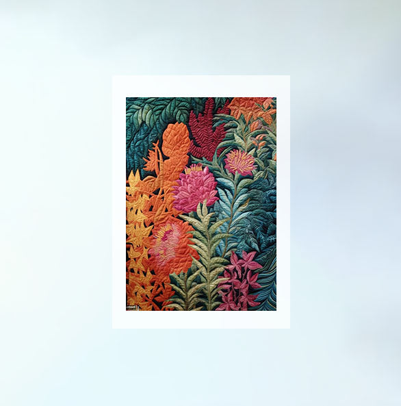 宇宙のアートポスター原画のみ設置イメージ