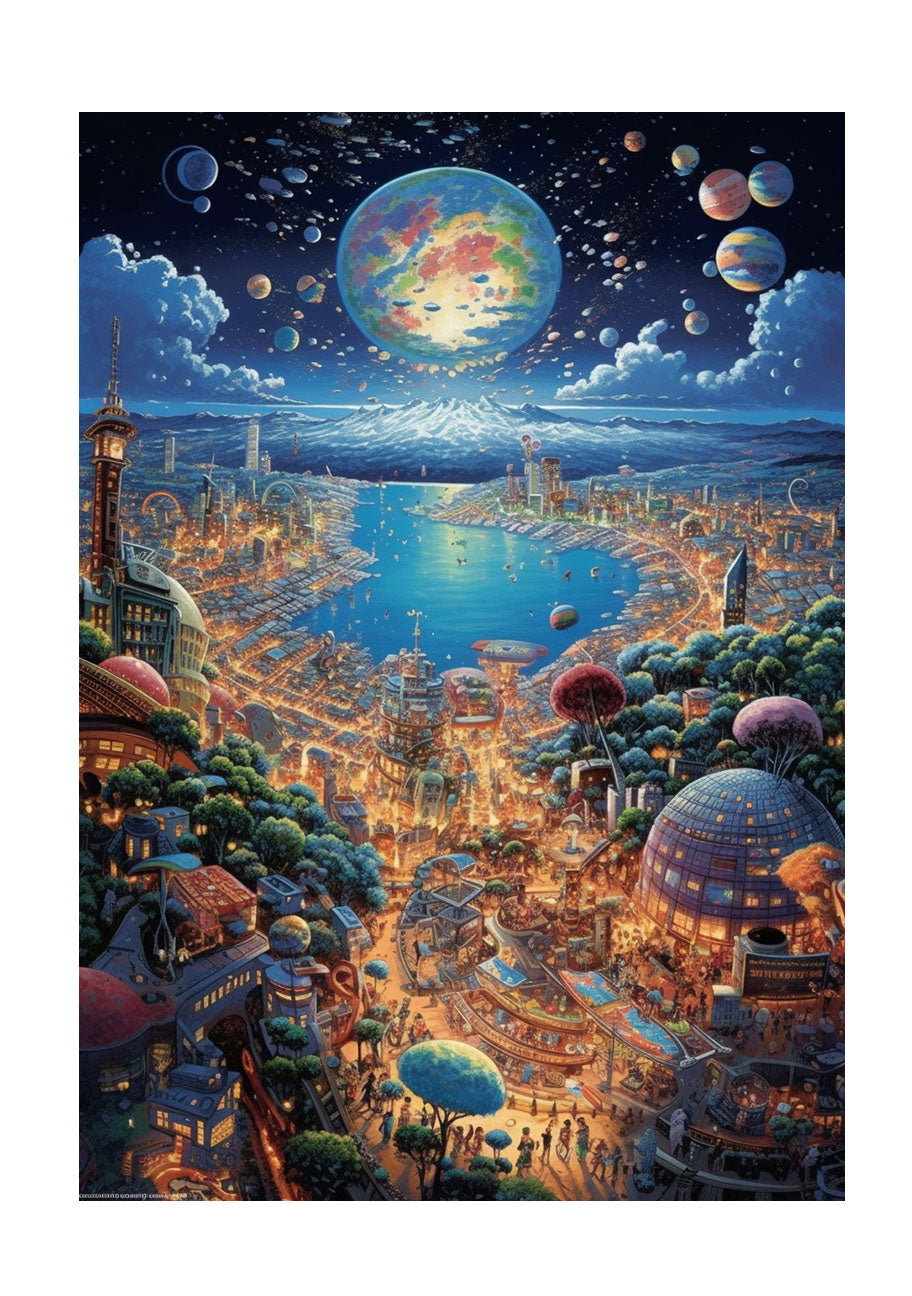 宇宙のアートポスター原画のみ