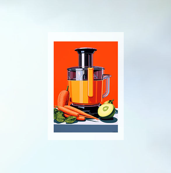 野菜のアートポスター原画のみ設置イメージ