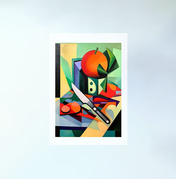 野菜のアートポスター原画のみ設置イメージ