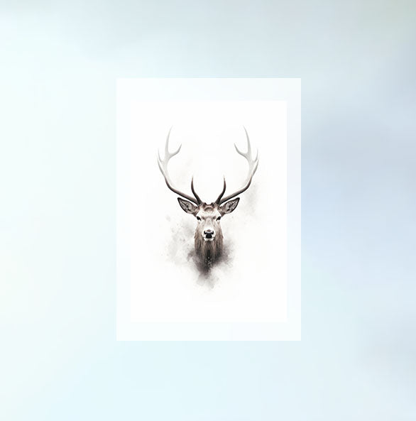 野生動物のアートポスター原画のみ設置イメージ