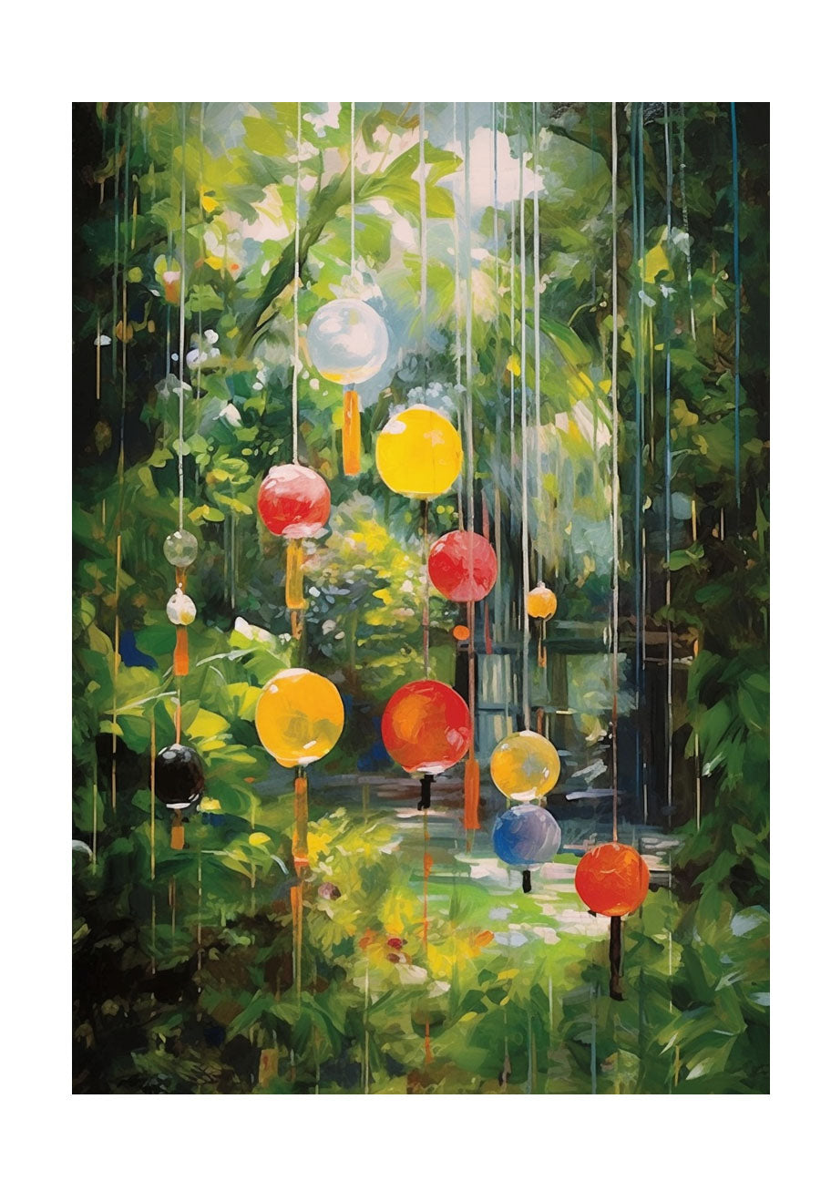 風鈴のアートポスター原画のみ