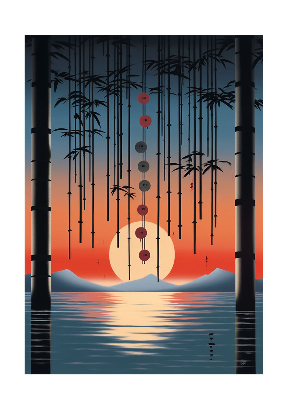 風鈴のアートポスター原画のみ