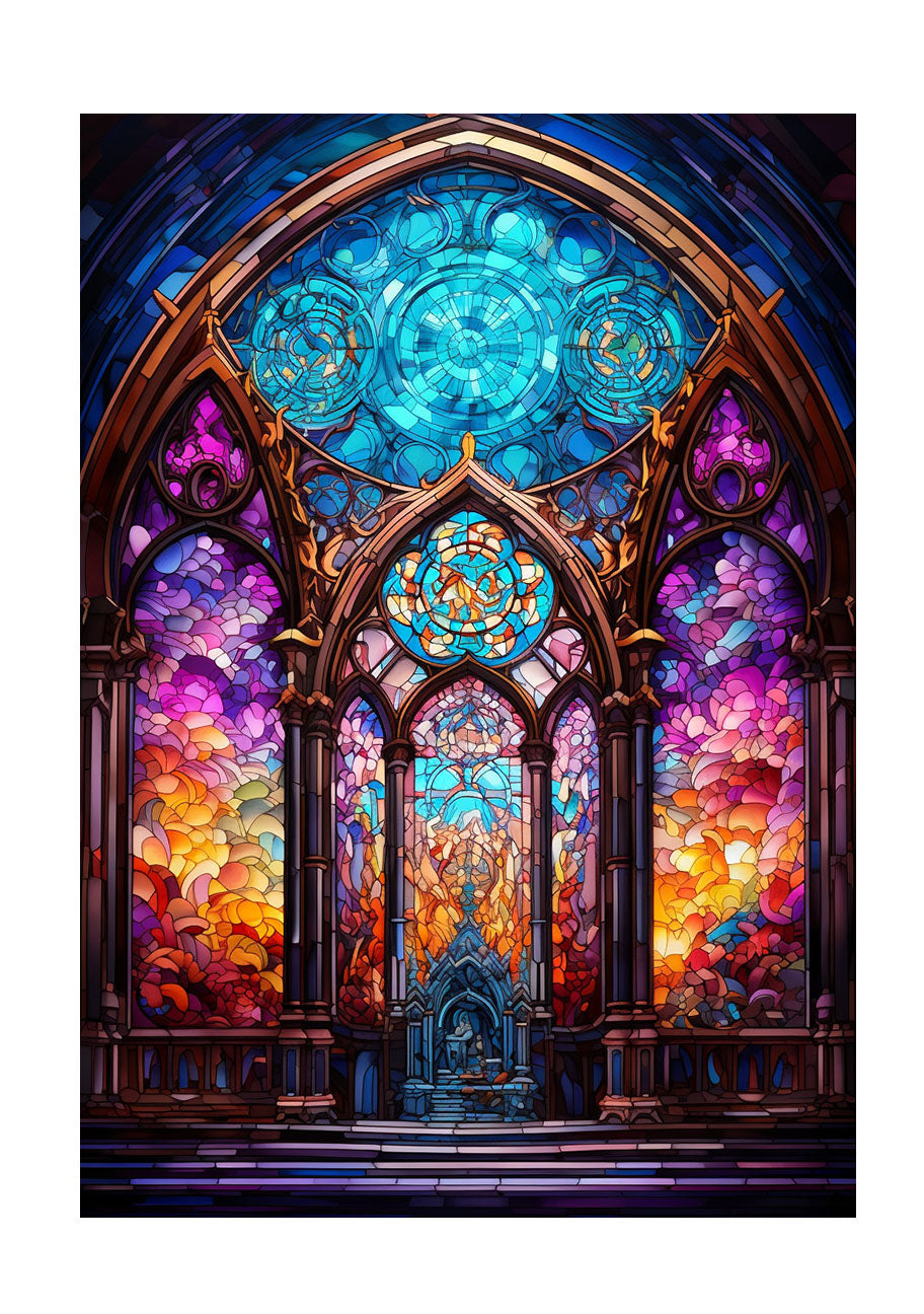 窓のアートポスター原画のみ
