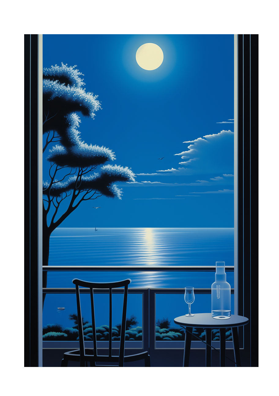 窓のアートポスター原画のみ
