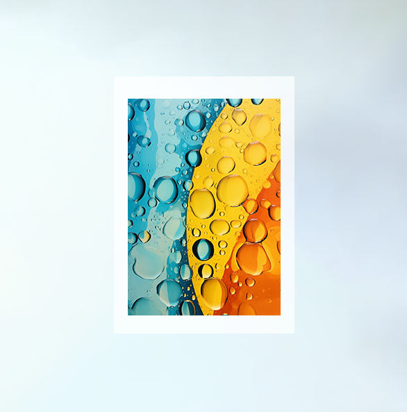 窓のアートポスター原画のみ設置イメージ