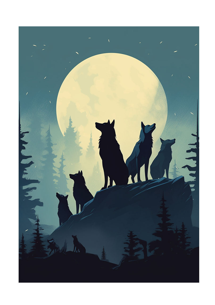 オオカミのポスター