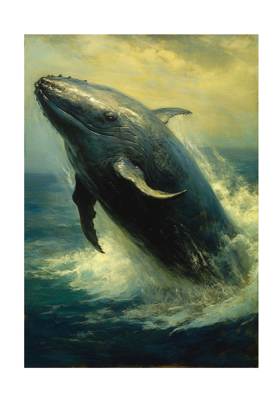 クジラのアートポスター:whale_7ccb 通販