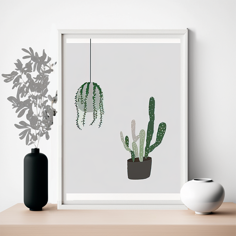 No.133 Cactus and Houseplants