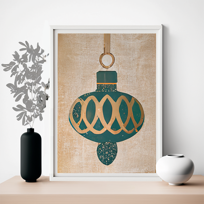 No.26 arabic lamp_1 art poster
