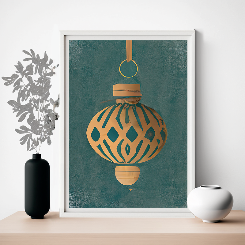 No.27 arabic lamp_2 art poster