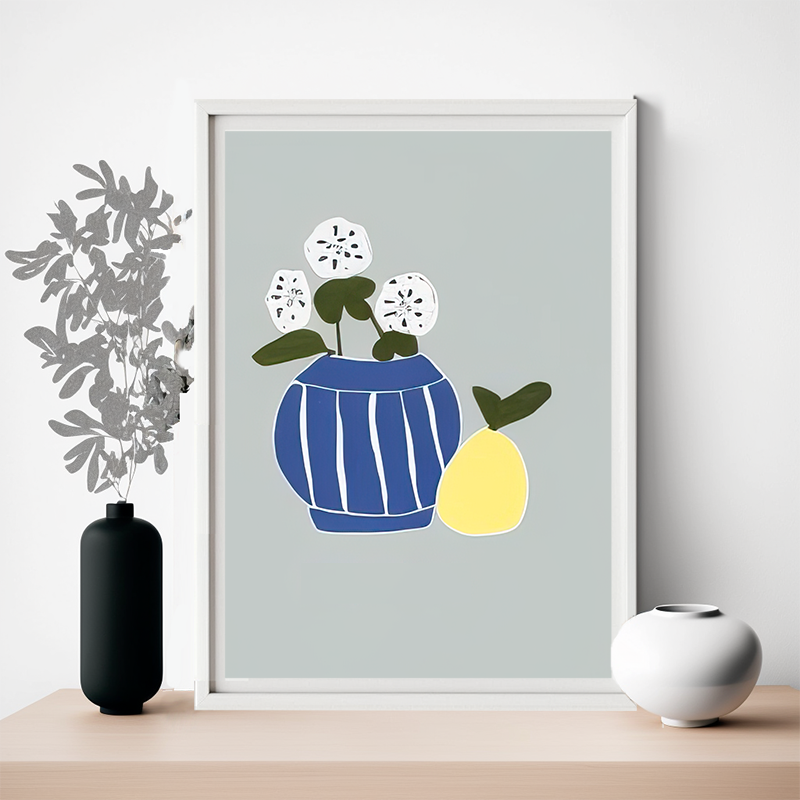 No.61 Vase and Fruits