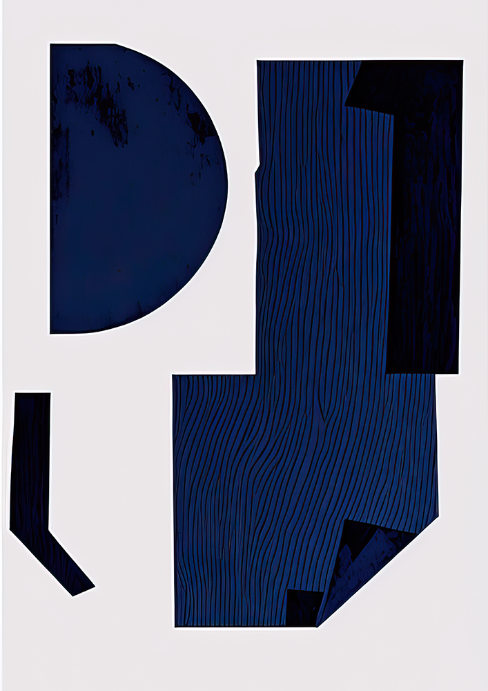 No.116 blue abstract art#2