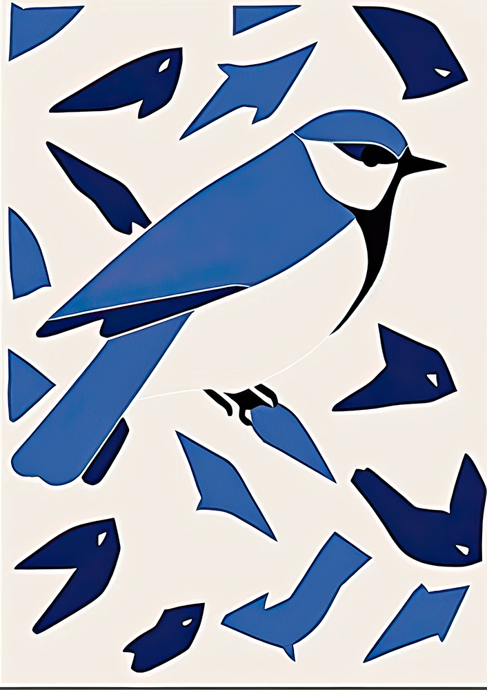 No.122 blue birds