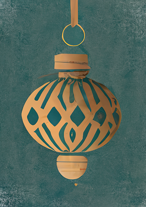 No.27 arabic lamp_2 art poster