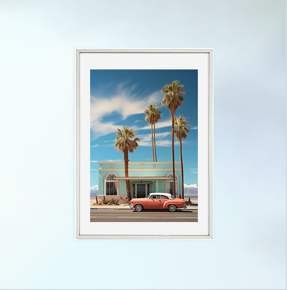 カリフォルニアのアートポスター:California_d809 / 写真_地図・都市_都市_のポスター画像銀色のフレームイメージ