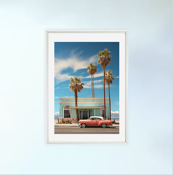 カリフォルニアのアートポスター:California_d809 / 写真_地図・都市_都市_のポスター画像白いフレーム