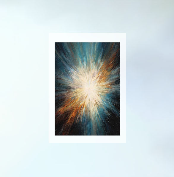 天空のドリームスケープのアートポスター原画のみ設置イメージ