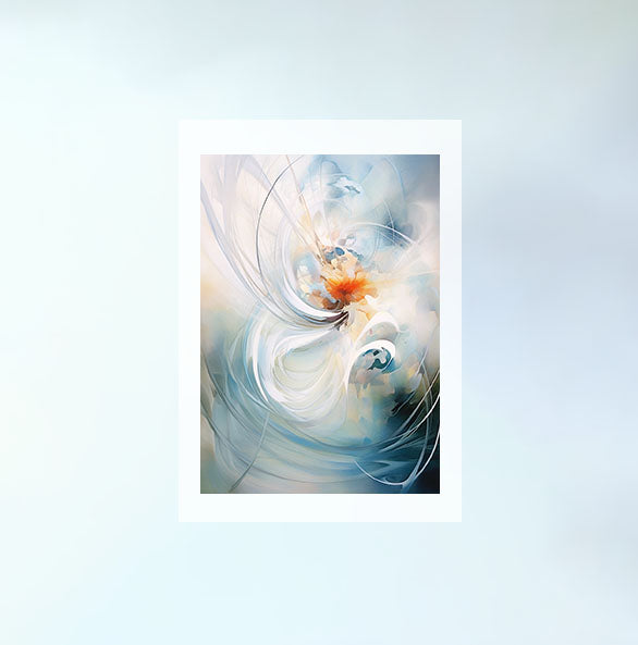天空のドリームスケープのアートポスター原画のみ設置イメージ