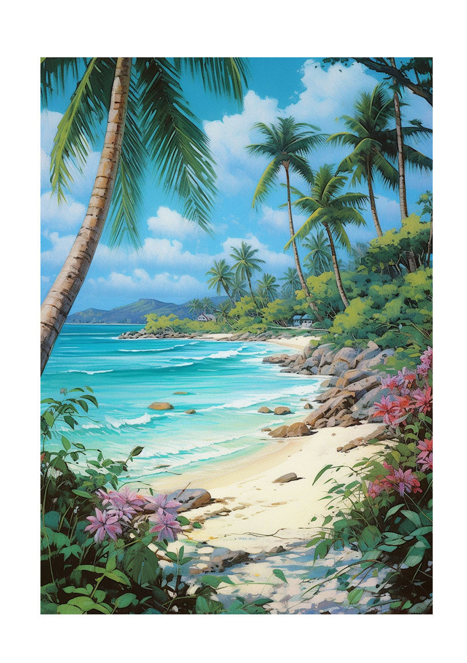 ハワイのアートポスター原画のみ
