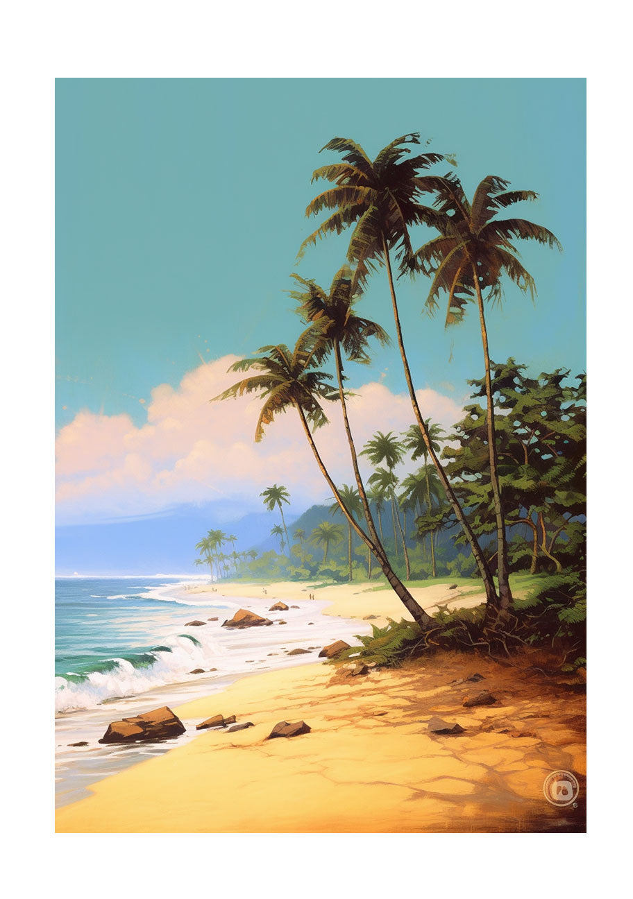 ハワイのアートポスター原画のみ