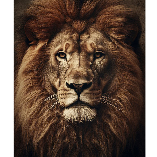 マジェスティックライオンのアートポスター:majestic_lion_5f8f 通販
