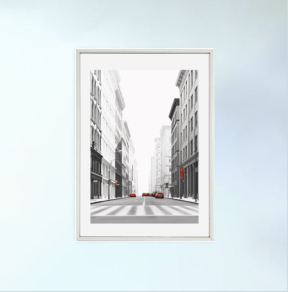 マンハッタンの街並みのアートポスター:manhattan_streetscape_837a 通販