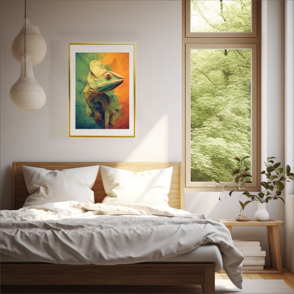 聖なるイチジクの木のアートポスター寝室配置イメージ