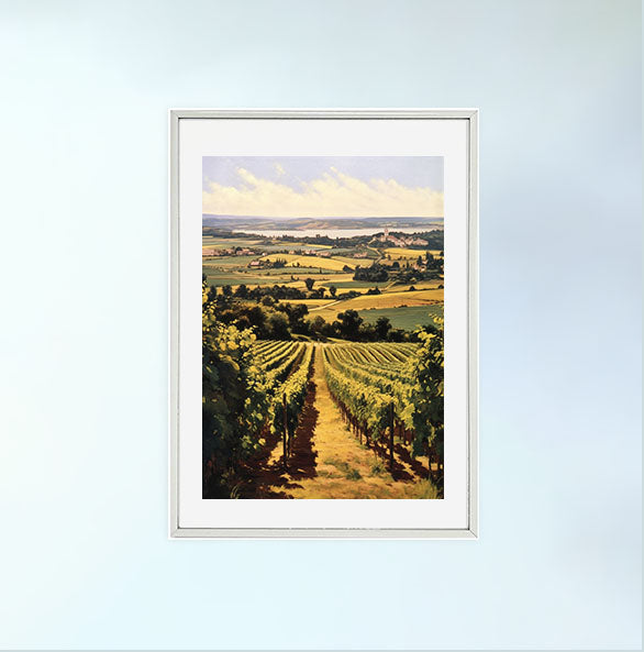 ボルドーのワイン畑のアートポスター:Vineyards_of_Bordeaux_f22a