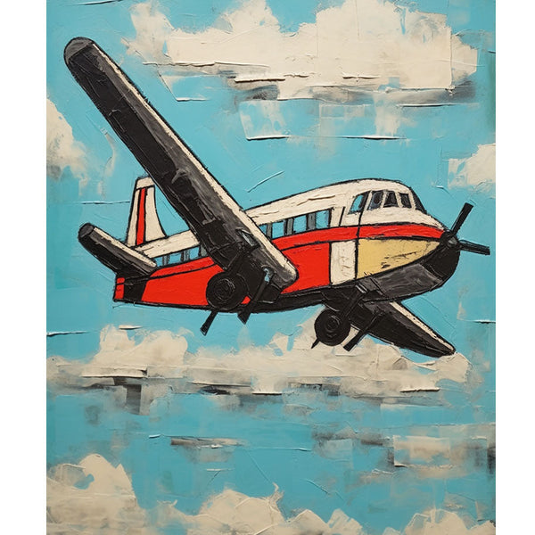 飛行機のアートポスター:airplane_5bcf 通販