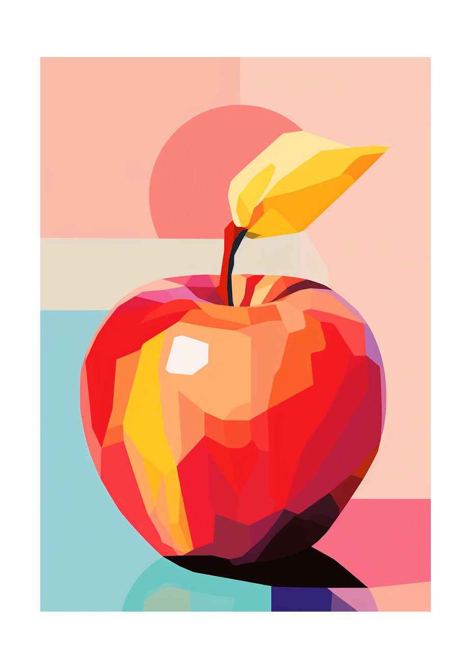 りんごのアートポスター:apple_5d10 / キッチン_フルーツと野菜_のポスター画像