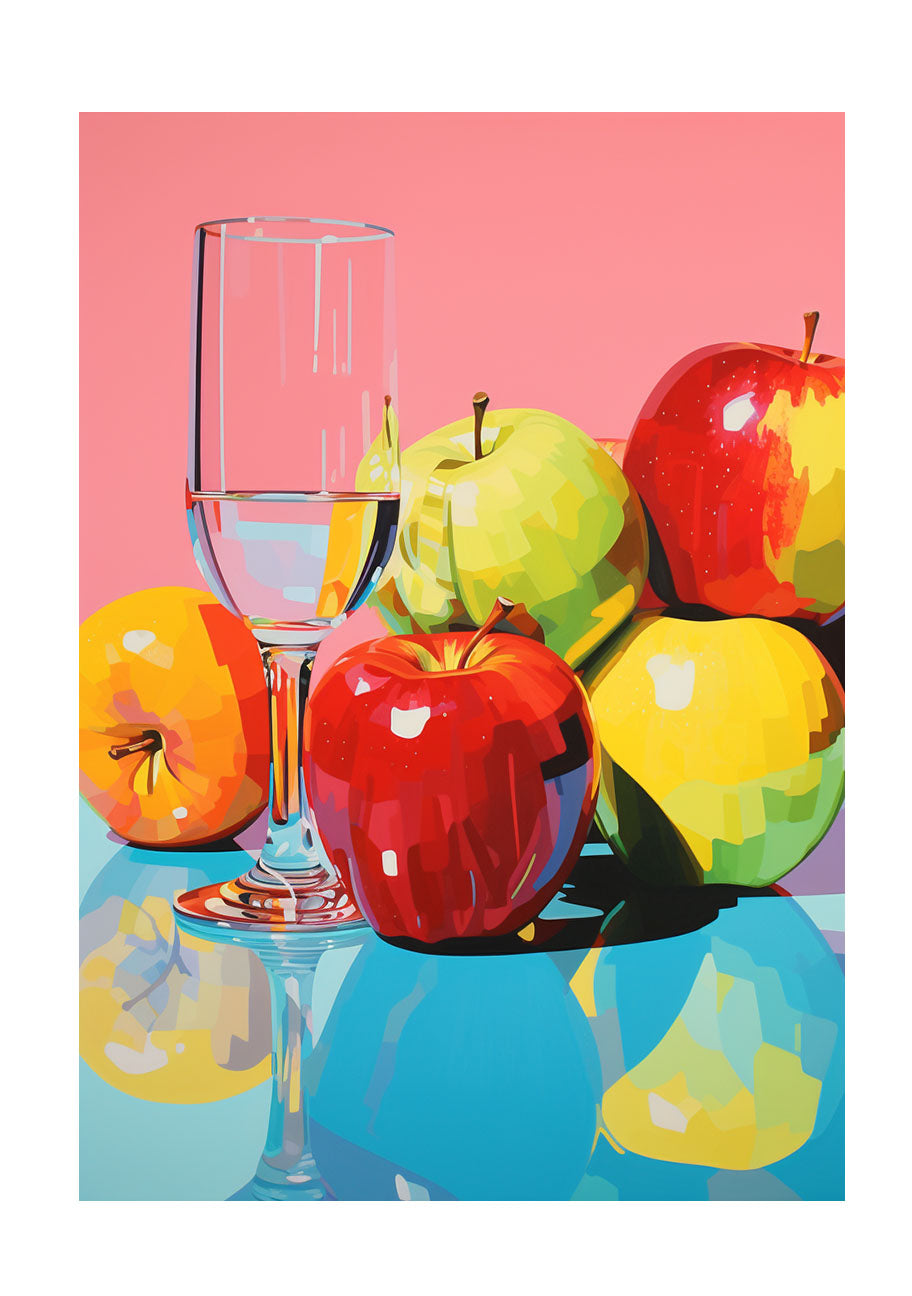 りんごのアートポスター:apple_86e2 / キッチン_フルーツと野菜_のポスター画像