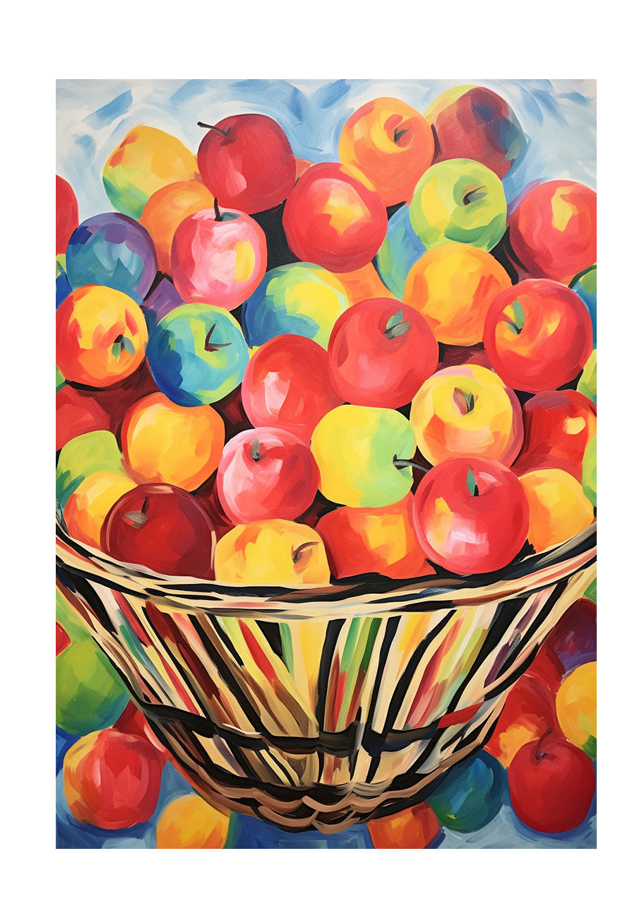 りんごのアートポスター:apple_ba32 / キッチン_フルーツと野菜_のポスター画像
