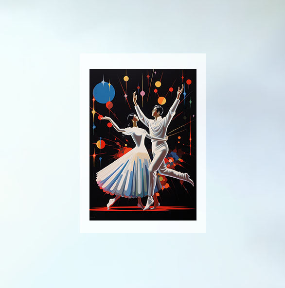 バレエのアートポスター原画のみ設置イメージ