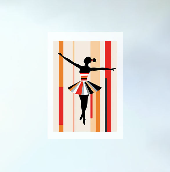 バレエのアートポスター原画のみ設置イメージ