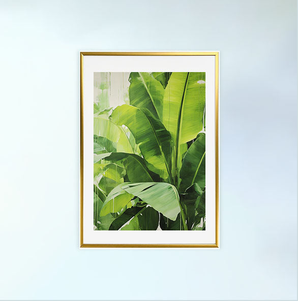 バナナのアートポスター:banana_9fac / キッチン_フルーツと野菜_のポスター画像金色のフレームイメージ