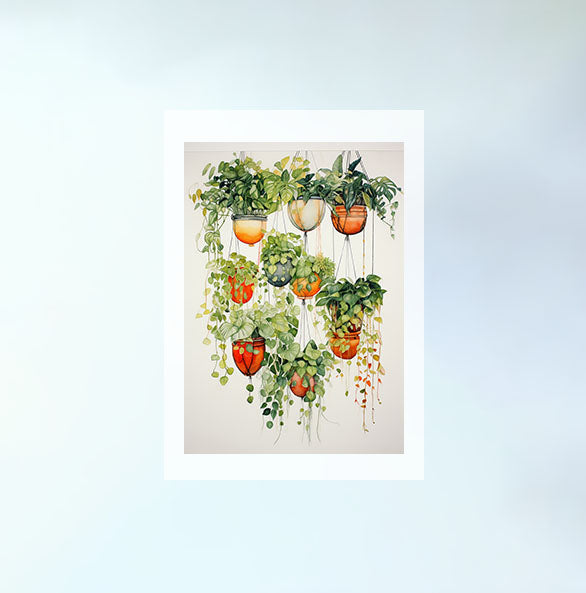 ボタニカルのアートポスター:botanical_033a / 植物__のポスター画像フレーム無しの設置イメージ