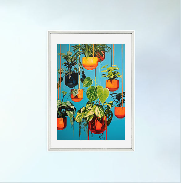ボタニカルのアートポスター:botanical_5df9 / 植物__のポスター画像銀色のフレームイメージ