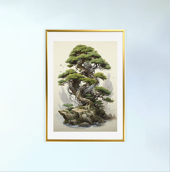 ボタニカルのアートポスター:botanical_5e72 / 植物__のポスター画像金色のフレームイメージ