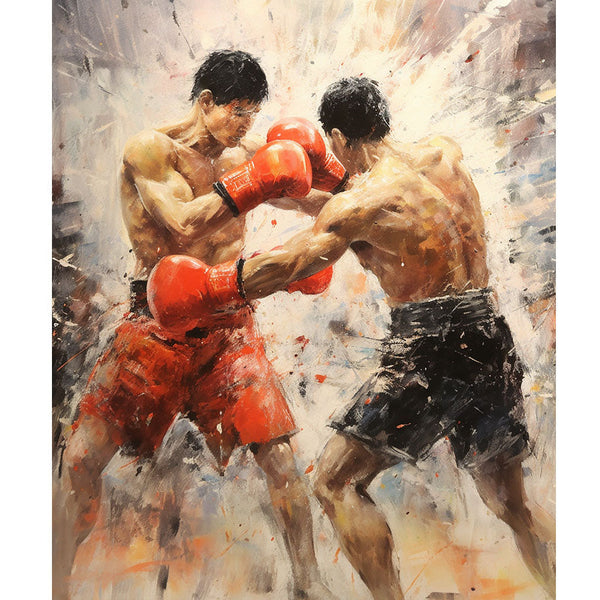 ボクシングのアートポスター:boxing_ed1e