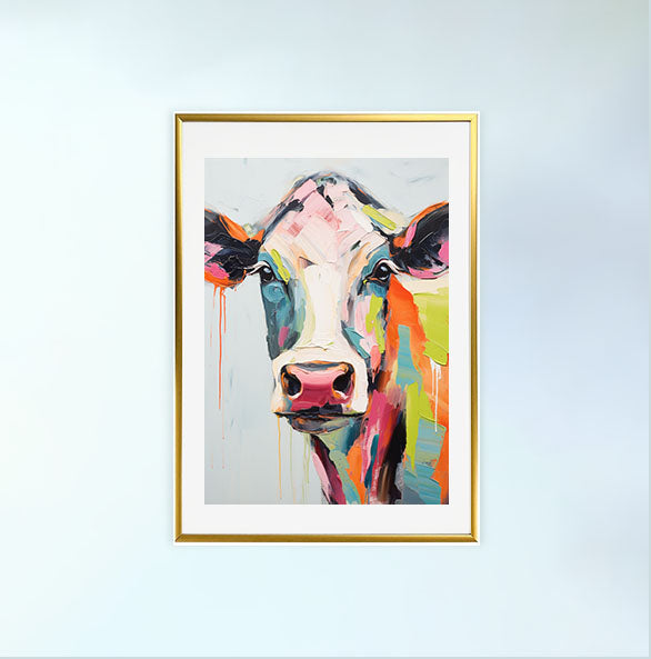 激安先着 牛のアートポスター:cattle__bos_taurus__18ed 通販 その他