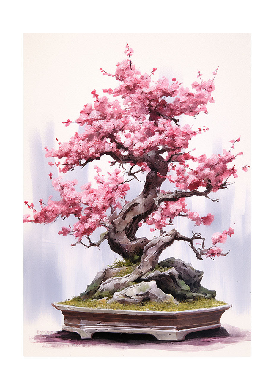 桜のアートポスター原画のみ