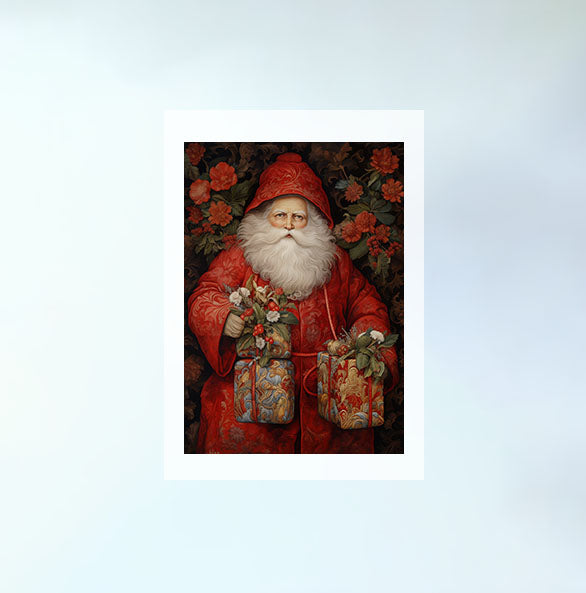 クリスマスのアートポスター原画のみ設置イメージ