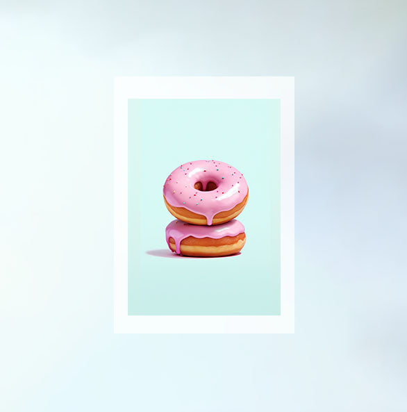 ドーナツのアートポスター:doughnut_c0d5 通販 