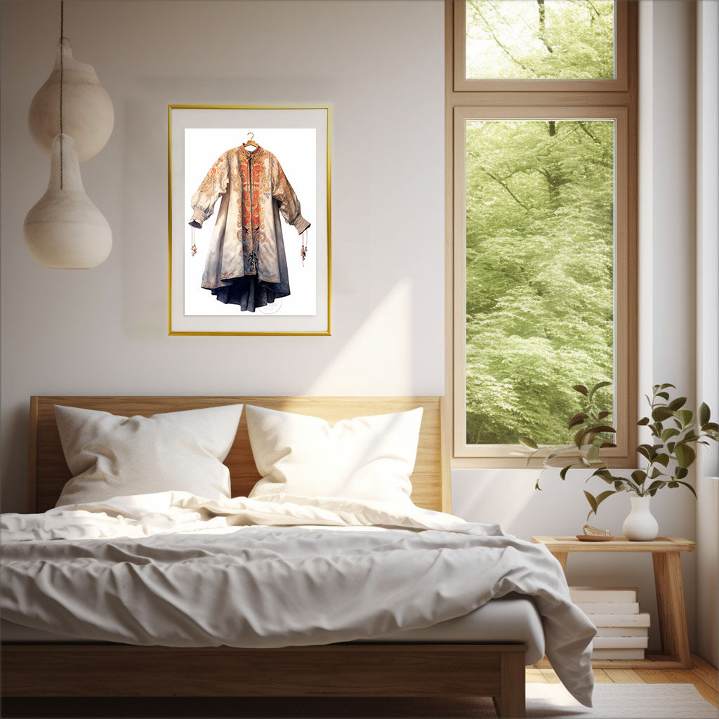 ファッションのアートポスター寝室配置イメージ