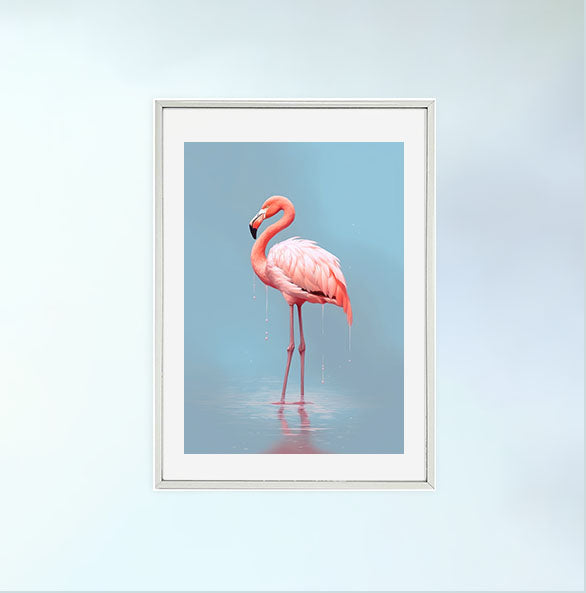 フラミンゴのアートポスター:flamingo_9550 通販