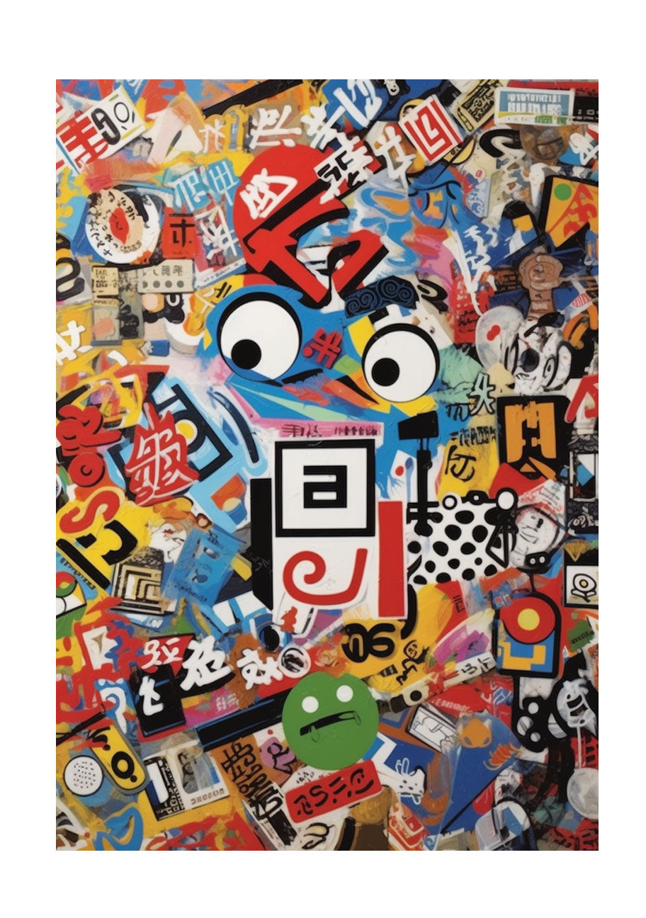 グラフィックのアートポスター原画のみ