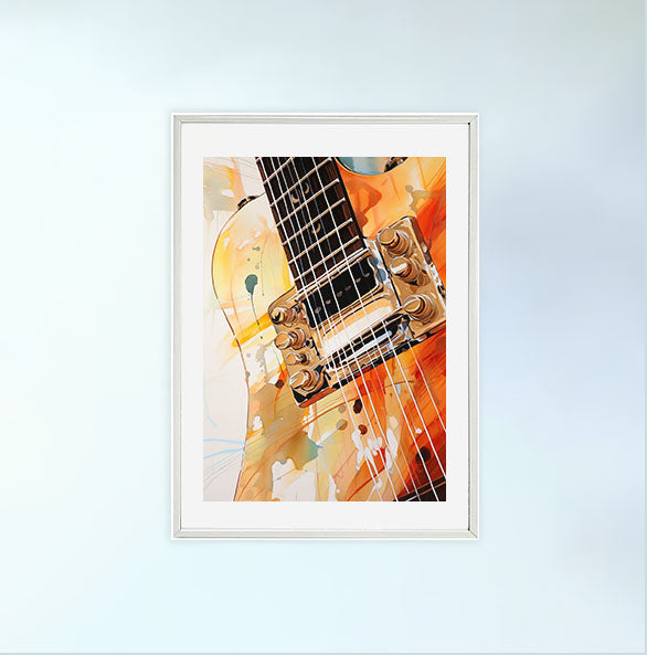 ギターのアートポスター:guitar_9370 / 音楽・芸術__のポスター画像白いフレーム